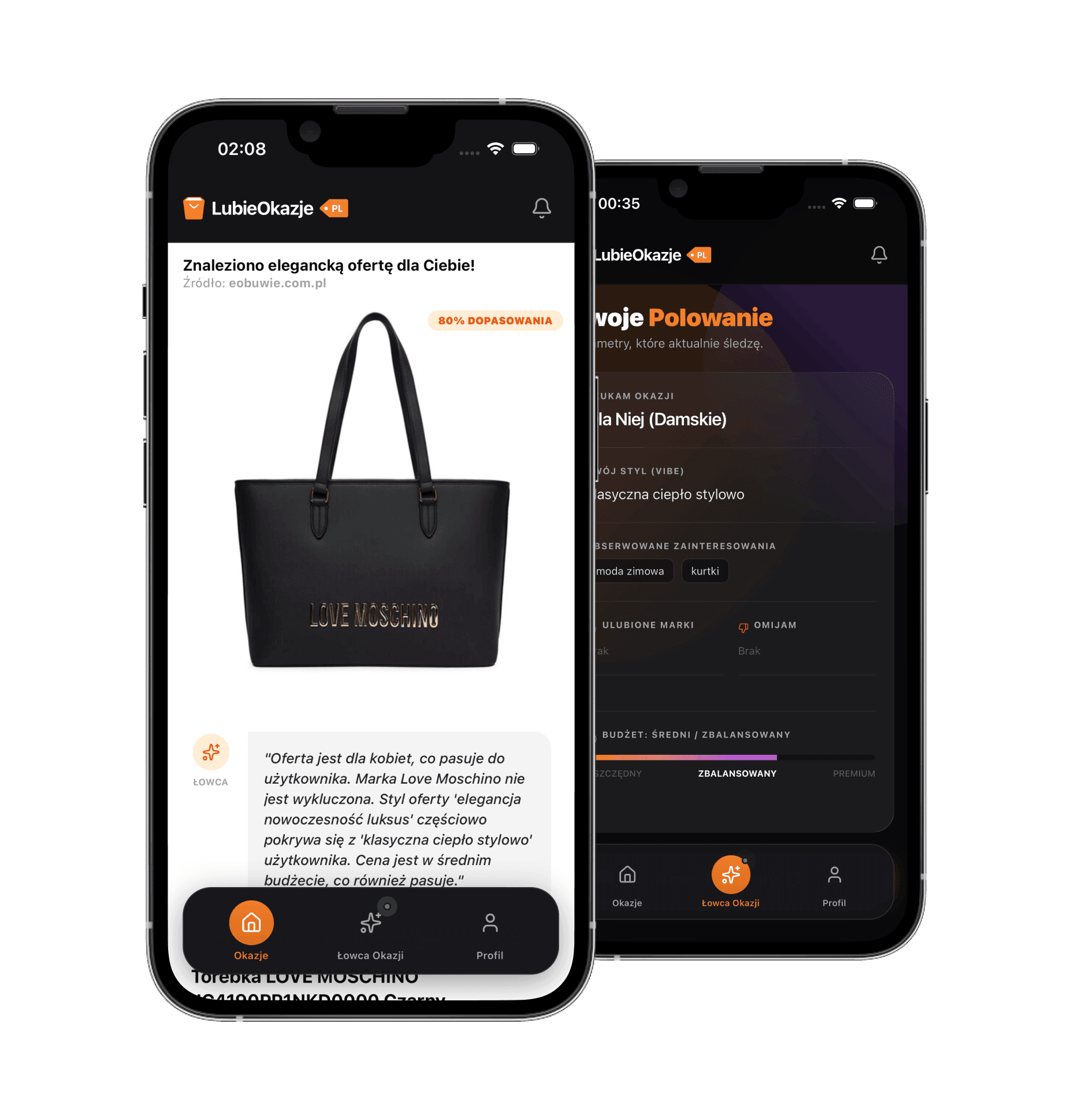 Hunter AI App Interface