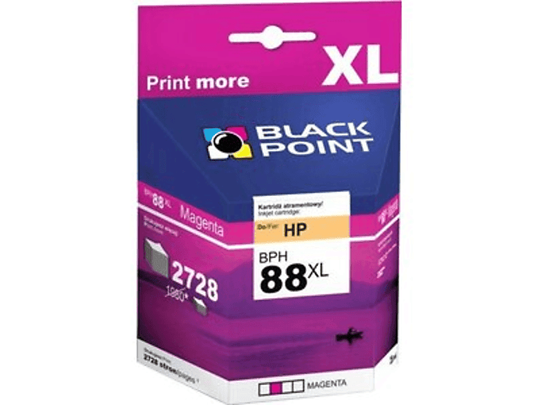 Tusz BLACK POINT BPH88XLM Zamiennik HP C9392