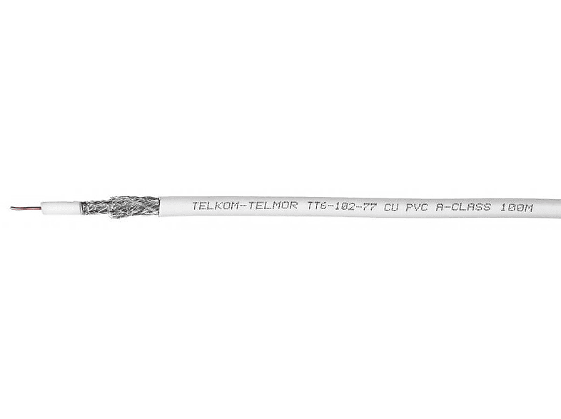 Kabel TELKOM-TELMOR TT6-102-77, Cu, Tri-Shield koncentryczny 1m