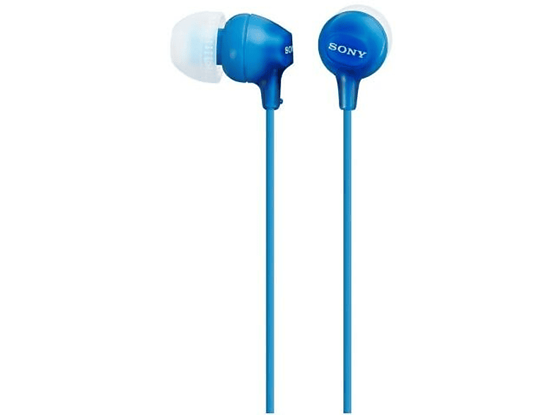 Słuchawki przewodowe dokanałowe SONY MDR-EX15LP Niebieski