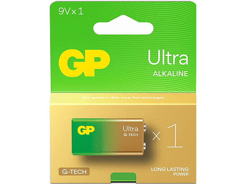 Baterie alkaliczne GP Ultra Alkaline 1604AU21-SB1 1 szt.