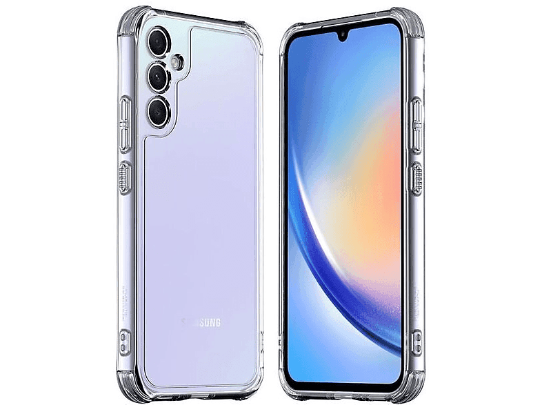 Etui ARAREE Flexield do Samsung Galaxy A34 Przezroczysty AR20-01597C