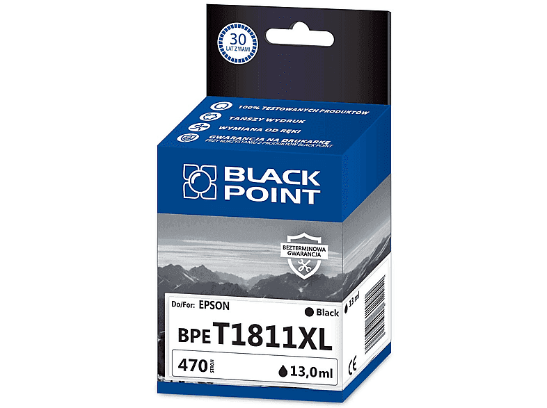 Tusz BLACK POINT BPET1811XL Zamiennik Epson C13T18114010