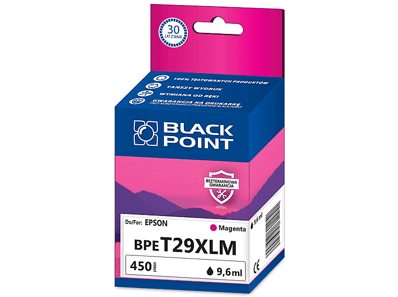 Wkład atramentowy BLACK POINT BPET29XLM Zamiennik Epson 29XL (C13T29934012)