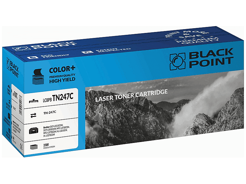 Kaseta z tonerem BLACK POINT LCBPBTN247C Zamiennik Brother TN-247C