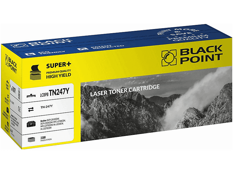 OUTLET - Kaseta z tonerem BLACK POINT LCBPBTN247Y Zamiennik Brother TN-247Y