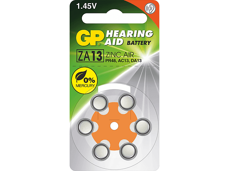 Baterie GP ZA13-D6