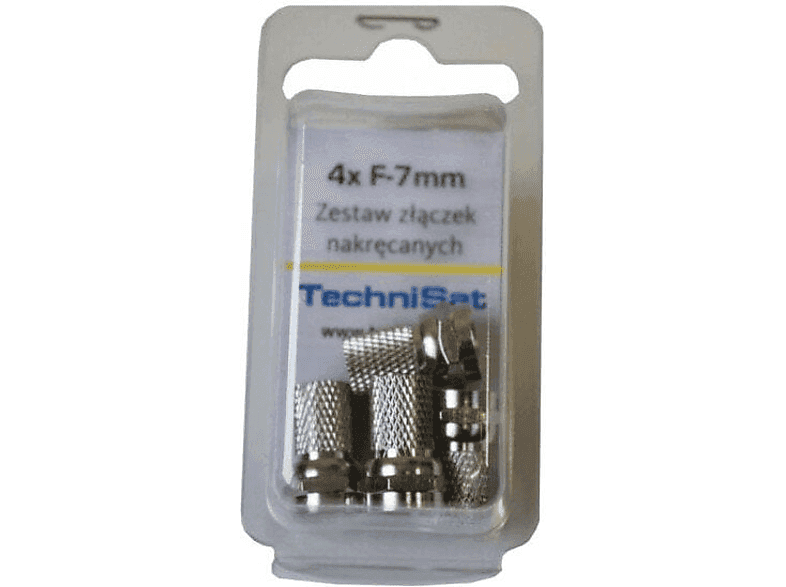 Akcesorium TECHNISAT Zestaw złączek nakręcanych F-7mm 4 szt.