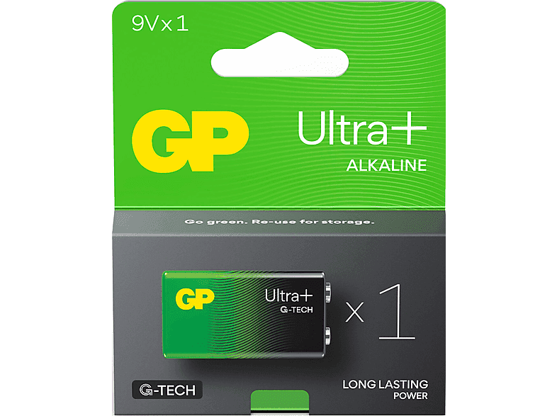Baterie alkaliczne GP Ultra+ Alkaline 1604AUP21-SB1 1 szt.
