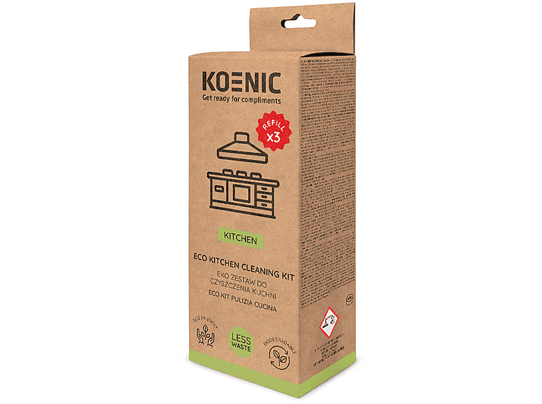 Zestaw do czyszczenia kuchni (tabletki+butelka) KOENIC KCL-K007-INT