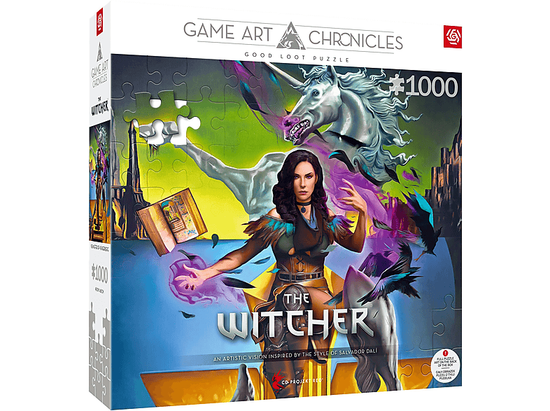 Puzzle GOOD LOOT Game Art Chronicles Puzzle: The Witcher Yennefer & Salvador Dali (1000 elementów)