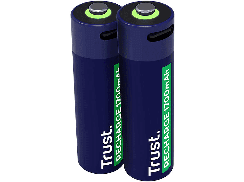 Akumulatory TRUST AA USB-C 2 szt.