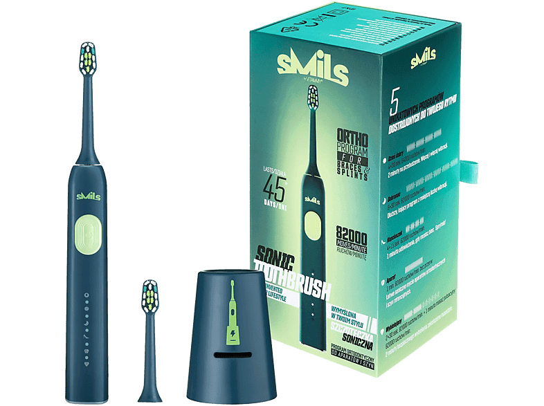 Szczoteczka soniczna VITAMMY TOW017082 Smils Deep Water Granatowy