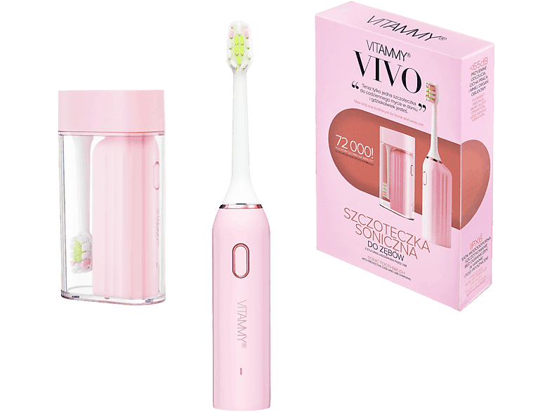 Szczoteczka soniczna VITAMMY TOW016697 Vivo Różowy