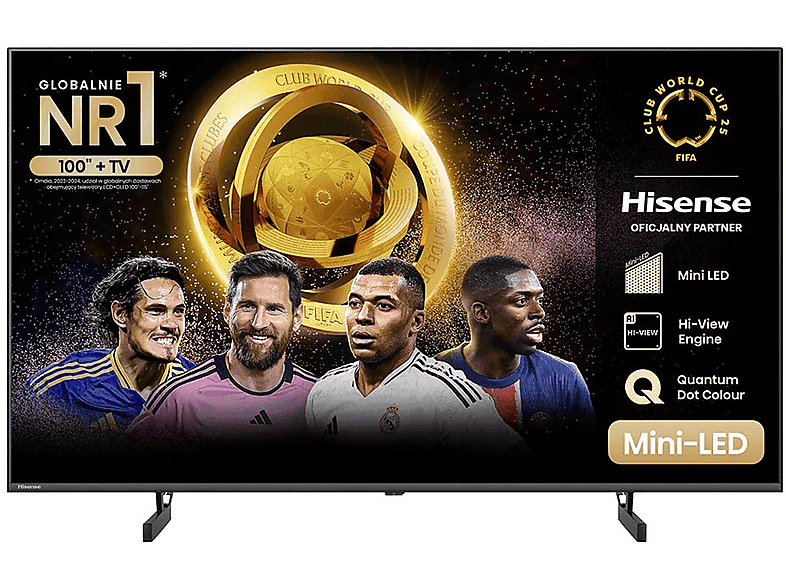 PRODUKT PO EKSPOZYCJI - Telewizor ULED Mini-LED HISENSE 50U6NQ 50'' 4K VIDAA U7 Quantum Dot Colour