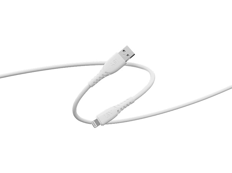 Kabel ISY IUC-1105 USB-A do Lightning 60cm Biały