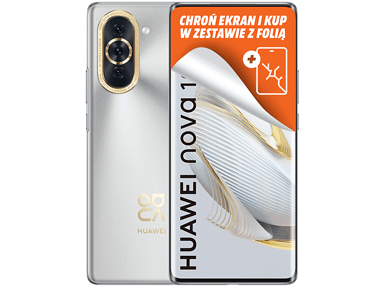 PRODUKT PO EKSPOZYCJI - Smartfon HUAWEI Nova 10 8/128GB Srebrny (Starry Silver)