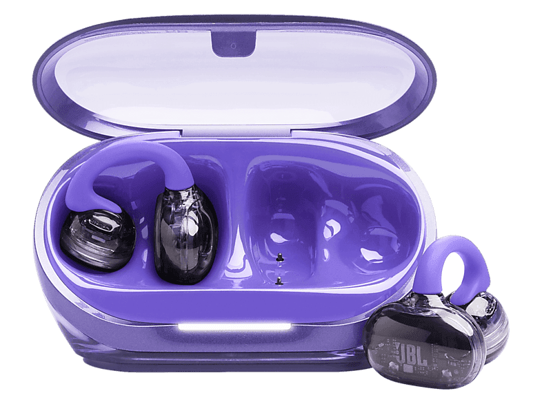 Słuchawki bezprzewodowe JBL Soundgear Clips Ghost Edition Fioletowy