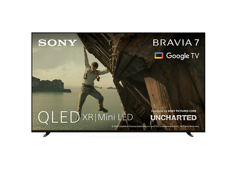 PRODUKT PO EKSPOZYCJI - Telewizor QLED SONY BRAVIA 7 K-65XR70 65" 4K 120Hz Google TV XR Triluminos PRO