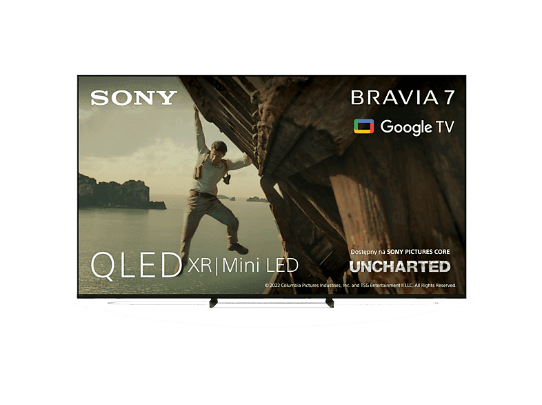 PRODUKT PO EKSPOZYCJI - Telewizor QLED SONY BRAVIA 7 K-75XR70 75" 4K 120Hz Google TV XR Triluminos PRO