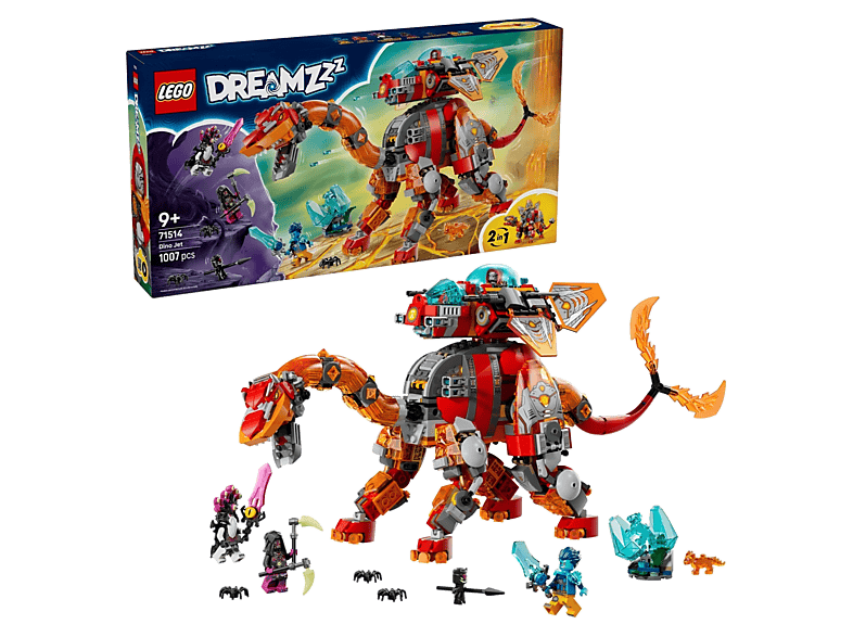 Klocki LEGO DREAMZzz Dinostatek kosmiczny 71514 Wielokolorowy