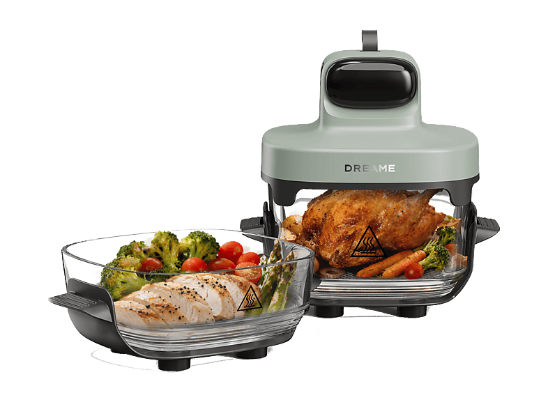 Frytkownica beztłuszczowa Air fryer DREAME Tasti PT60 Zielony