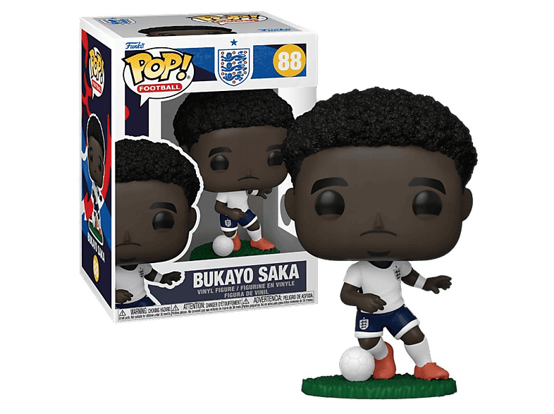 Figurka FUNKO POP Football Anglia - Bukayo Saka 88 Wielokolorowy