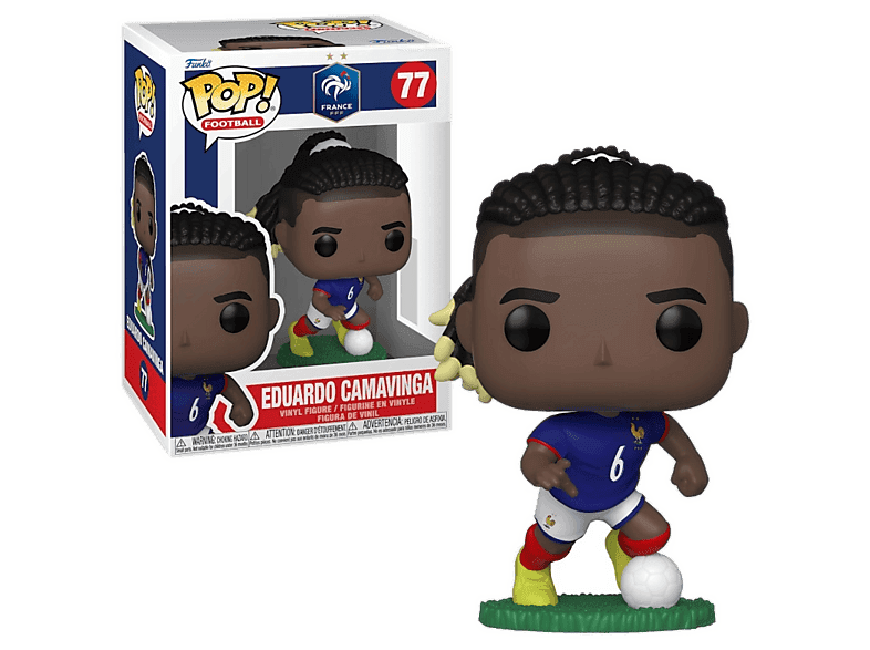 Figurka FUNKO POP Football Francja - Eduardo Camavinga 77 Wielokolorowy