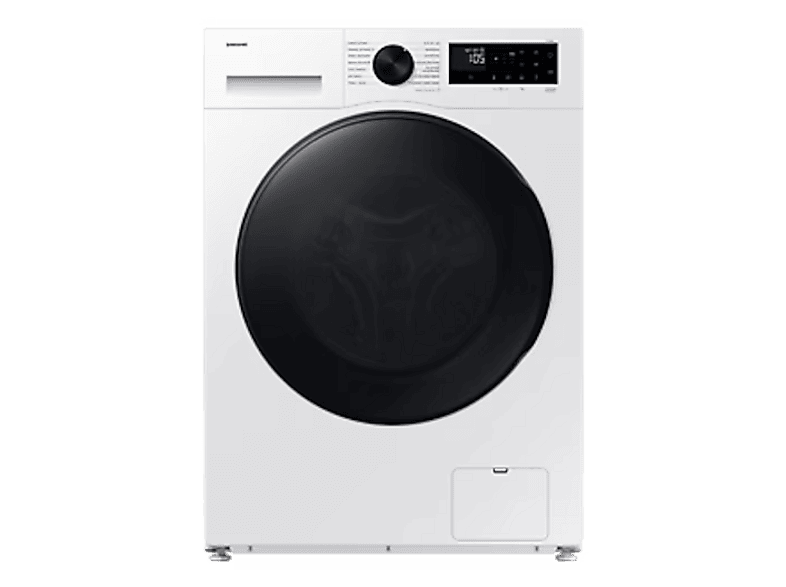 Pralko-suszarka SAMSUNG WD90HG5U34BEEO EcoBubble Biały z czarnymi drzwiami