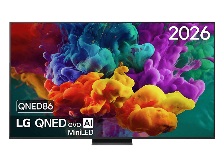Telewizor QNED evo Mini LED LG 86QNED86B6B 86" 4K 144Hz Dolby Vision Motion Booster 288 Czarny