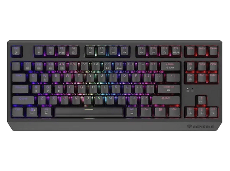 Klawiatura GENESIS Thor 230 TKL Outemu Silent Lemon Czarny