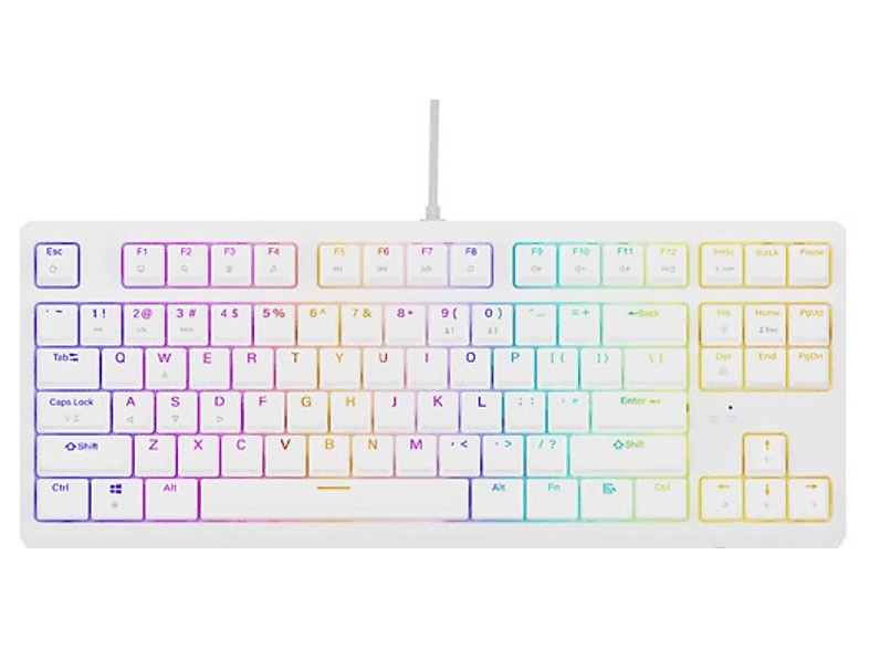 Klawiatura GENESIS Thor 230 TKL Outemu Brown Biały