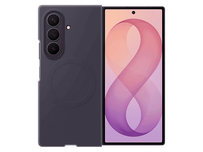 Etui SAMSUNG Silicone Magnet Case do Galaxy Z Fold8 Ultra EF-EF976CVEGWW Fioletowy
