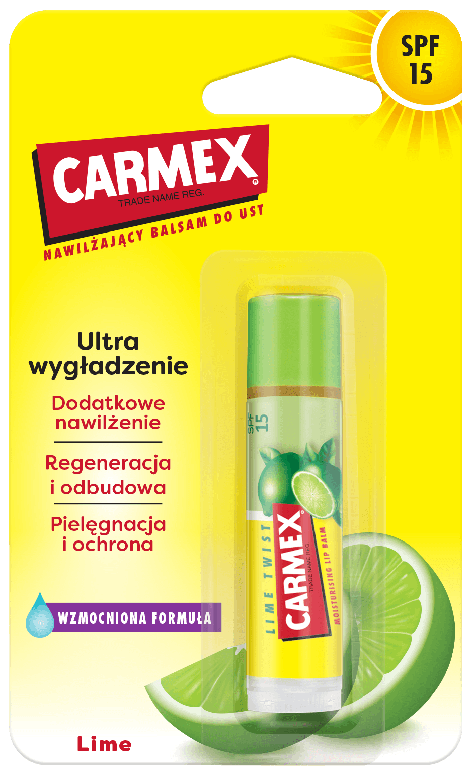 CARMEX Nawilżający Balsam do Ust Classic w Sztyfcie Lime Twist