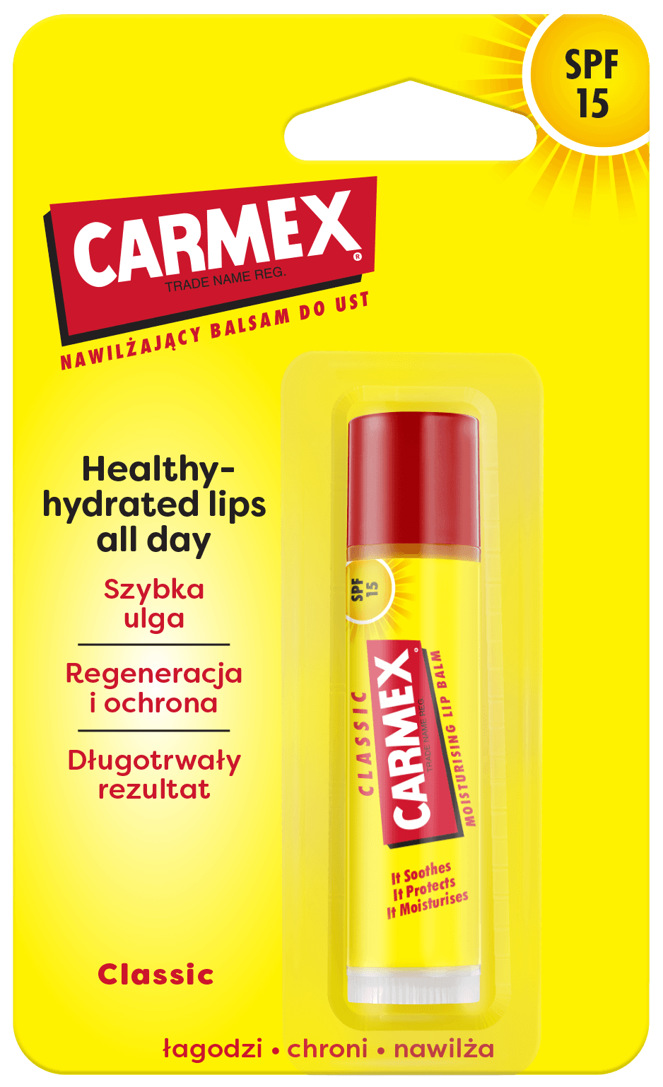 CARMEX Nawilżający Balsam do Ust Classic w Sztyfcie