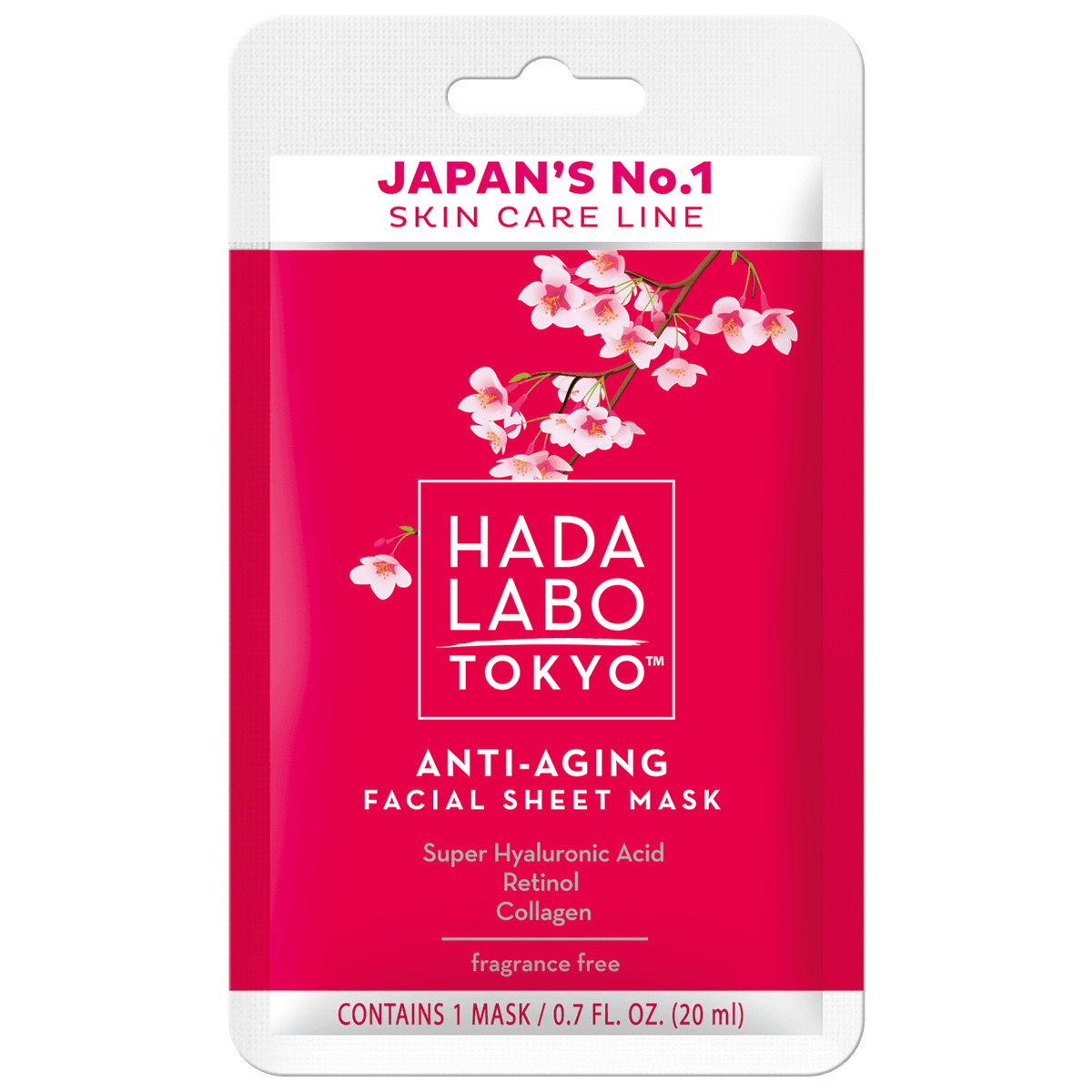HADA LABO TOKYO RED Anti-Aging Maska na Tkaninie