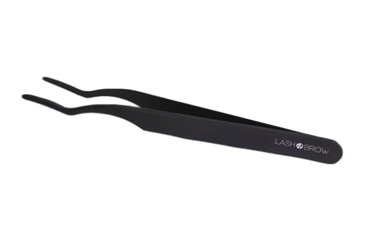 Lash Brow Pęseta Do Aplikacji Rzęs Black