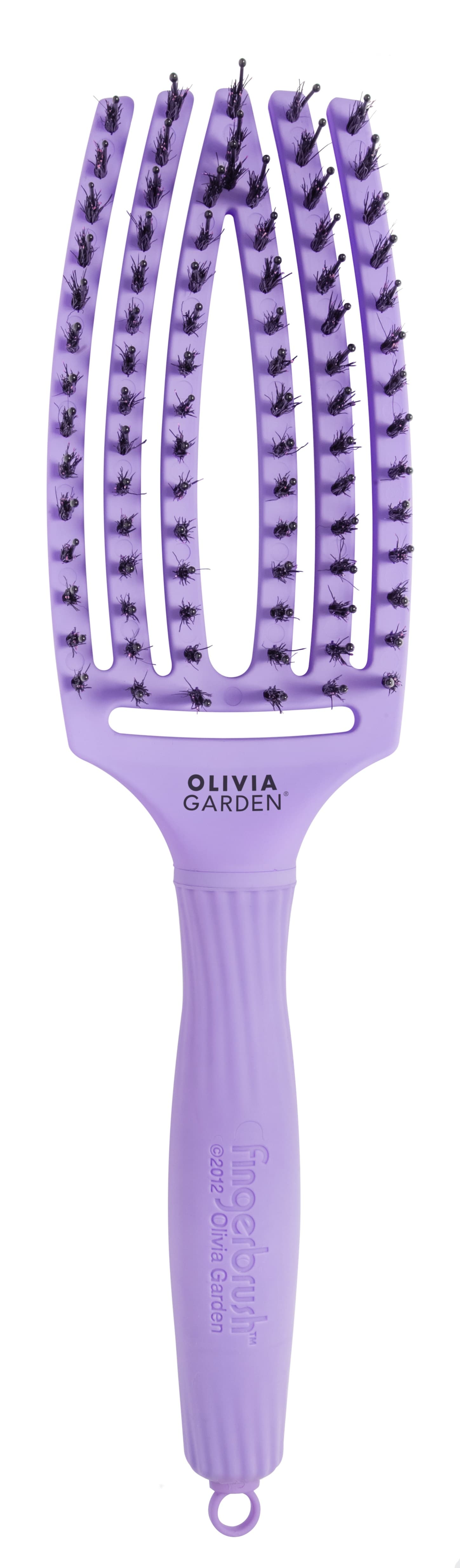 Olivia Garden Szczotka do Włosów Finger Brush Bloom Lawenda