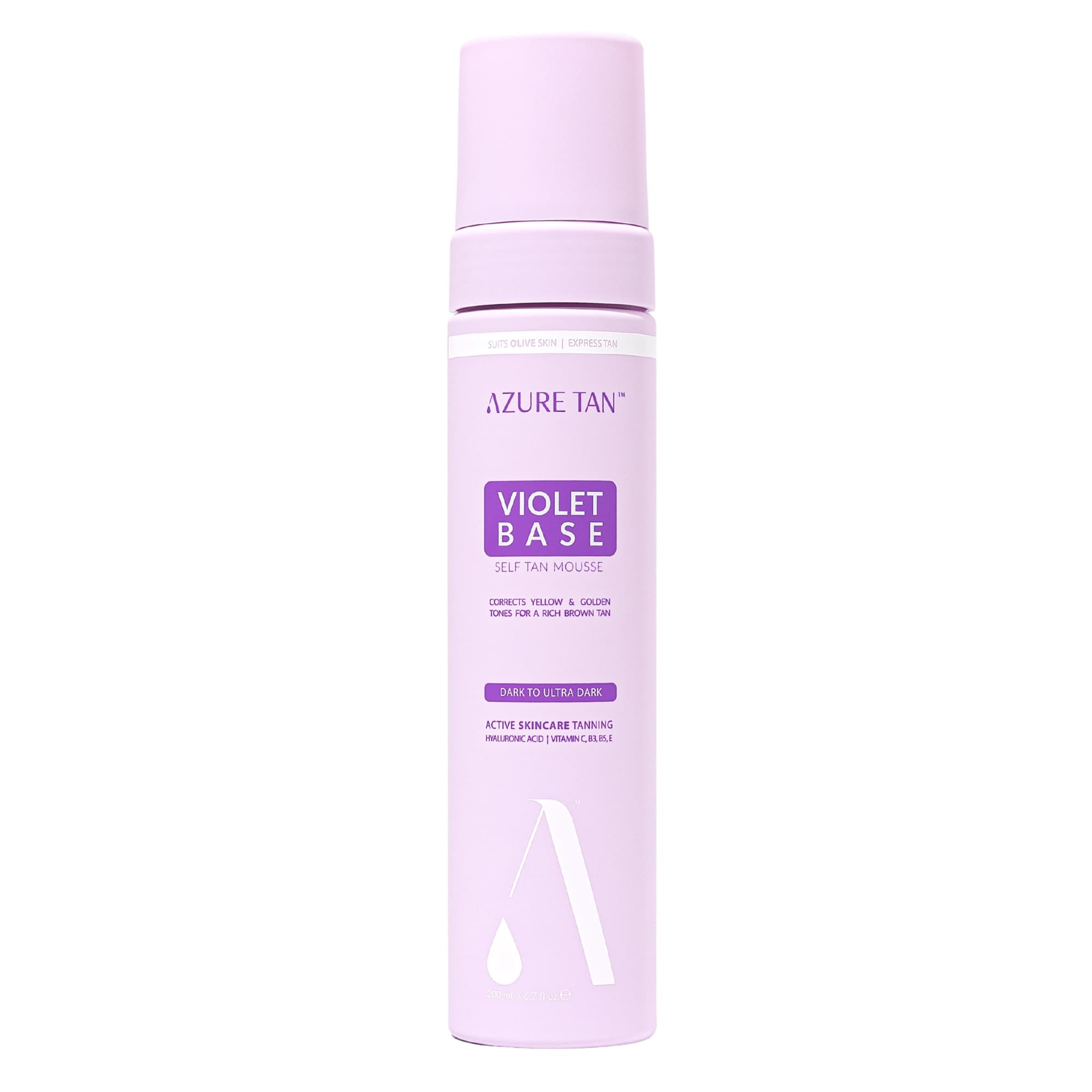 Azure Tan Violet Base Samoopalająca Pianka Dark to Ultra Dark 200ml