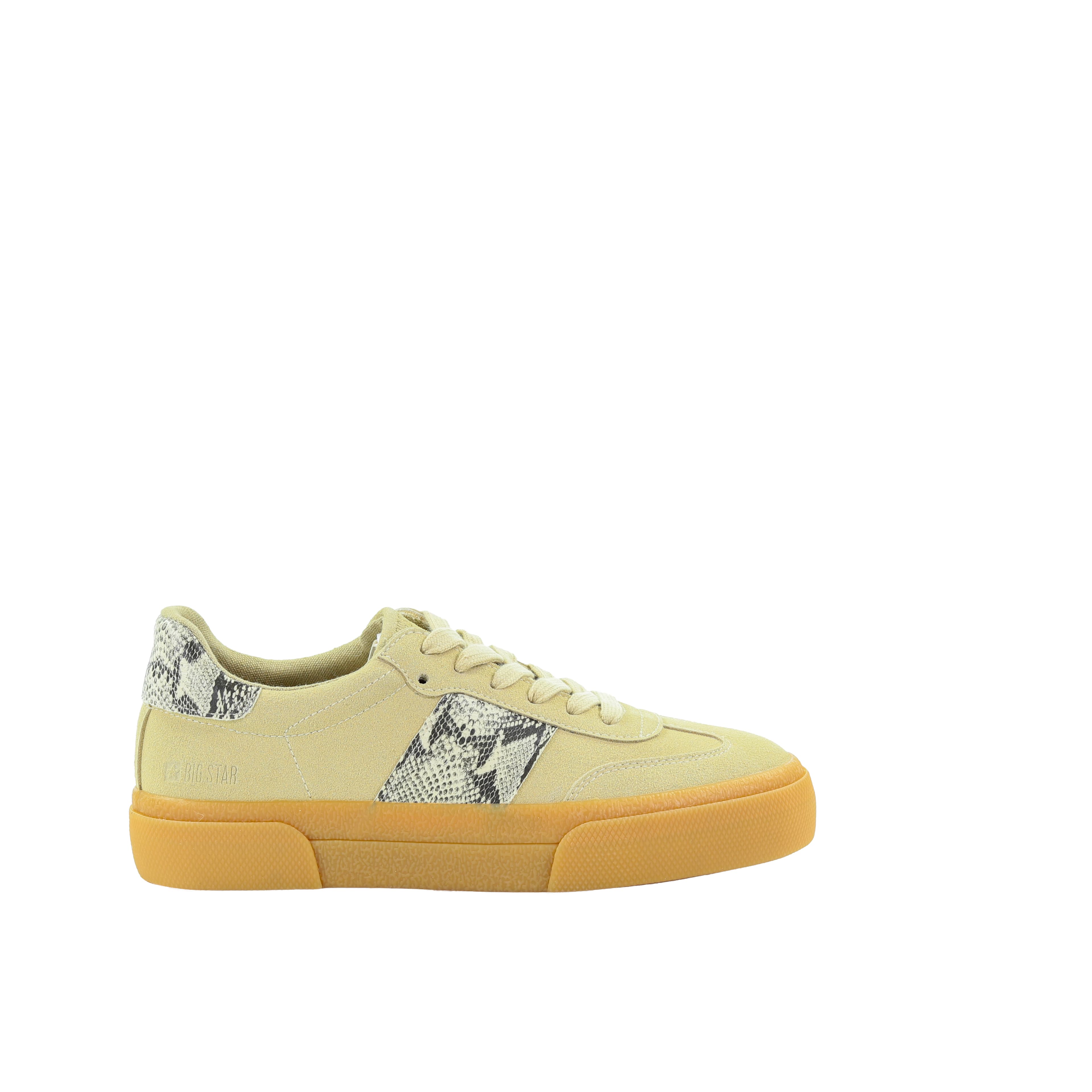 Damskie beżowe sneakersy z aplikacją BIG STAR TT274298