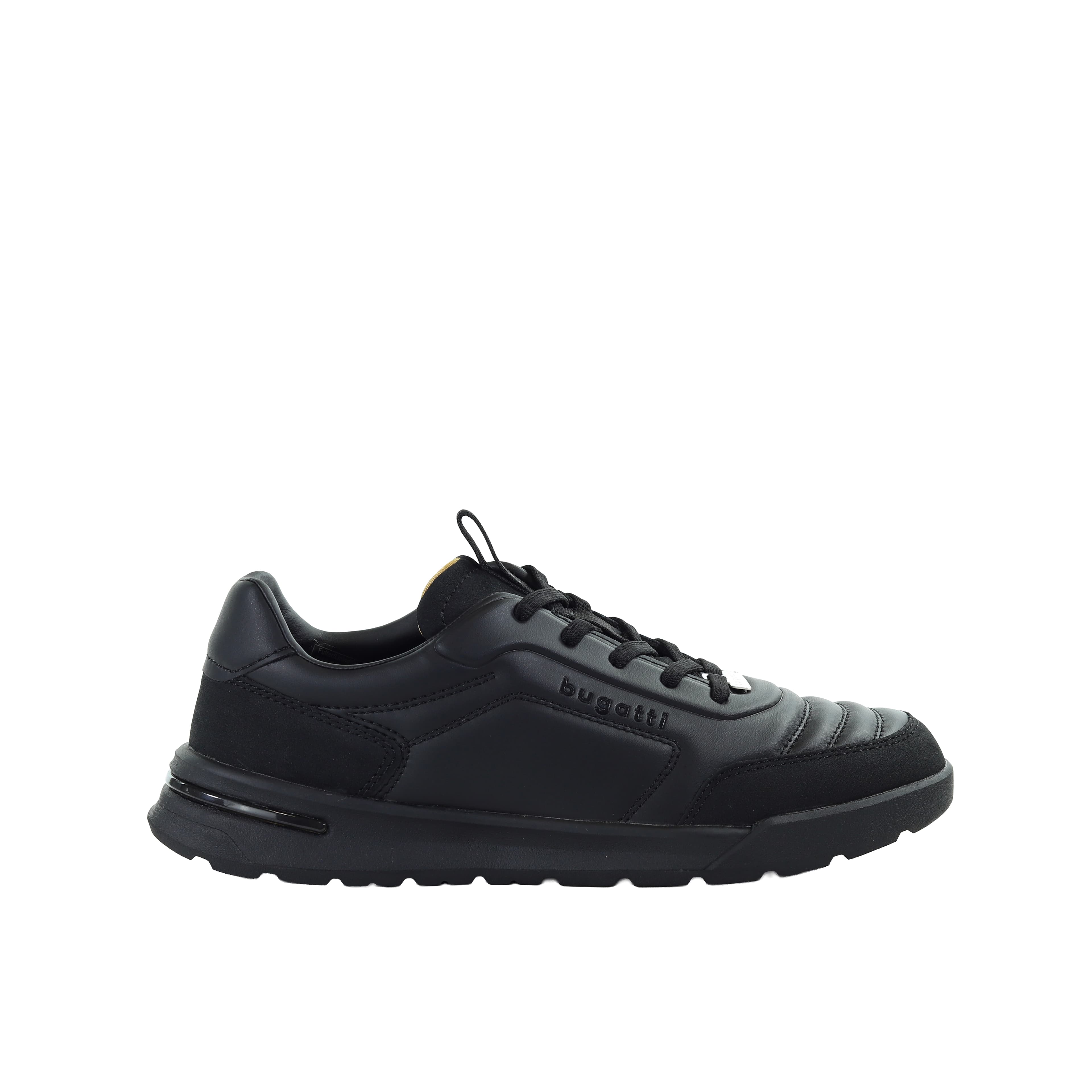 Męskie czarne sneakersy Bugatti 321AWP015900-1000