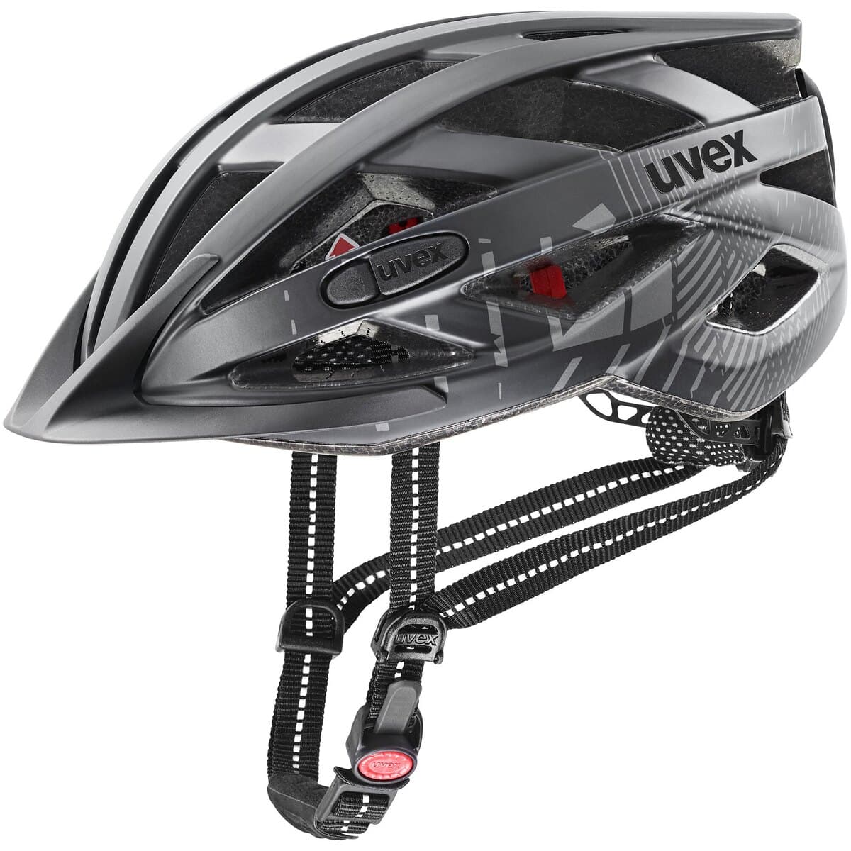 Kask rowerowy UVEX City i-vo czarny (52-57)