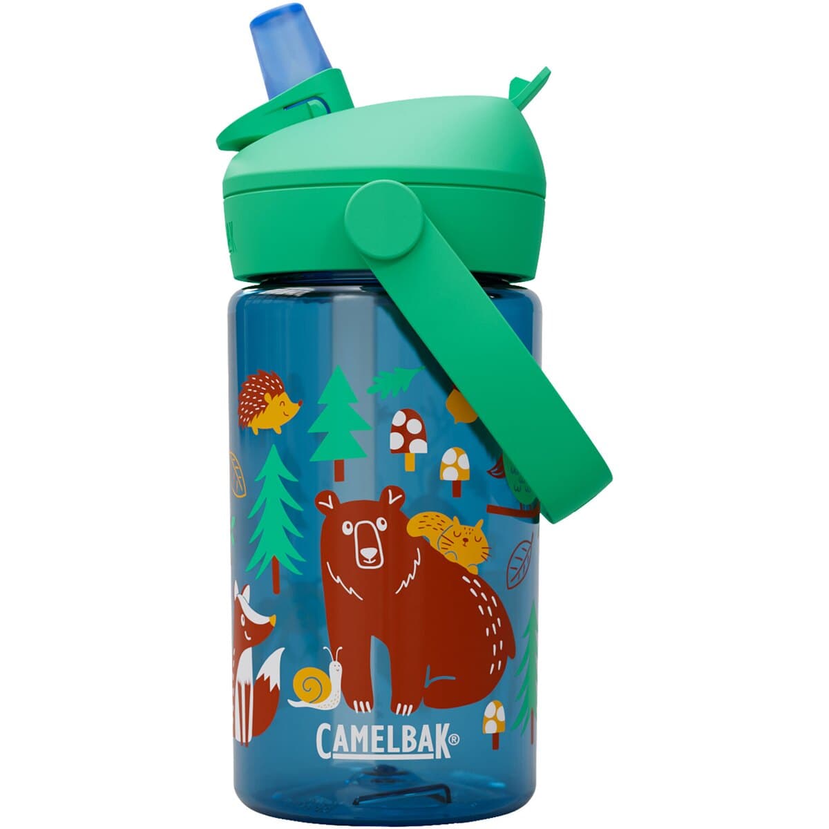 Butelka Tritanowa CAMELBAK Thrive Flip Straw Kids 400ml zielona (400)
