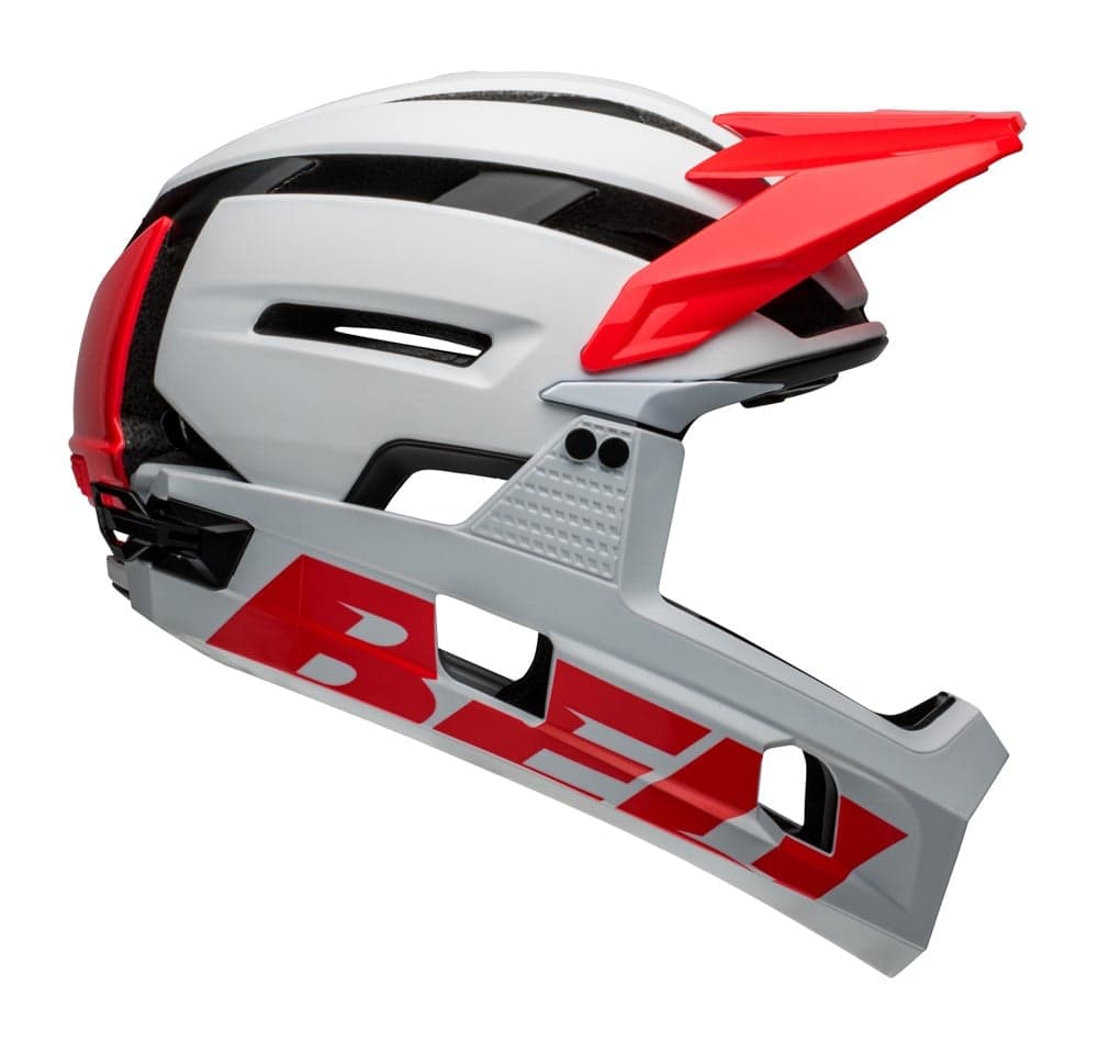 Kask full face BELL SUPER AIR R MIPS SPHERICAL matte gloss biały infrared (52-56)