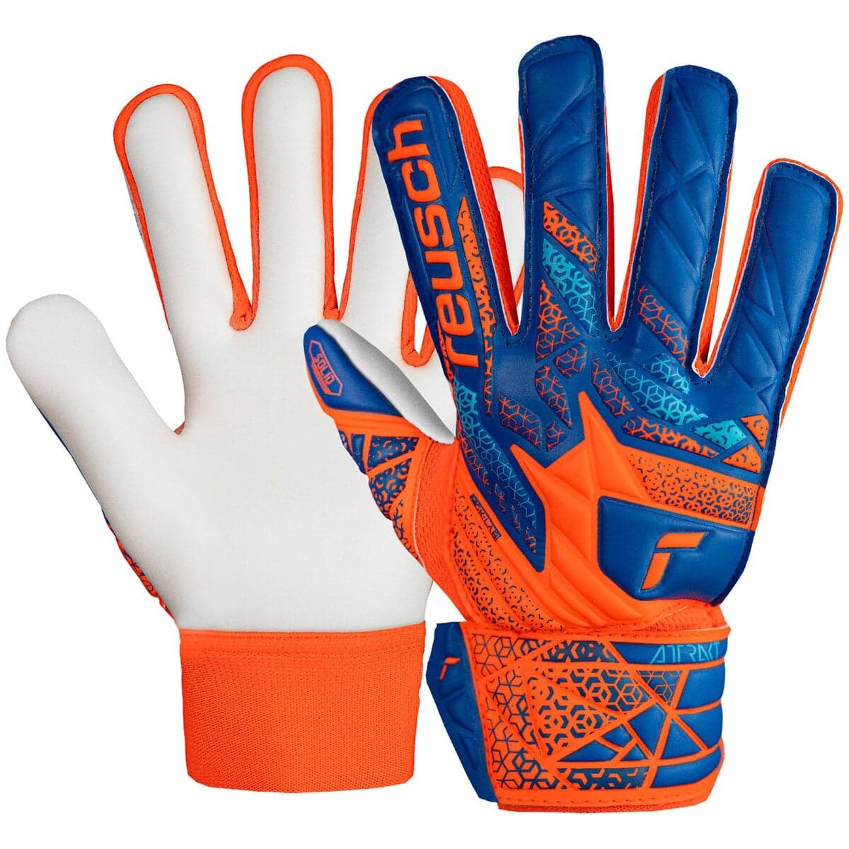 REUSCH rękawice bramkarskie Attrakt Starter Solid Finger Support Junior (8)