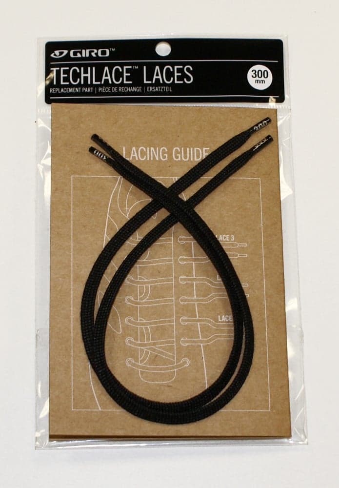 GIRO Sznurówki TECHLACE LACES czarny (235mm)
