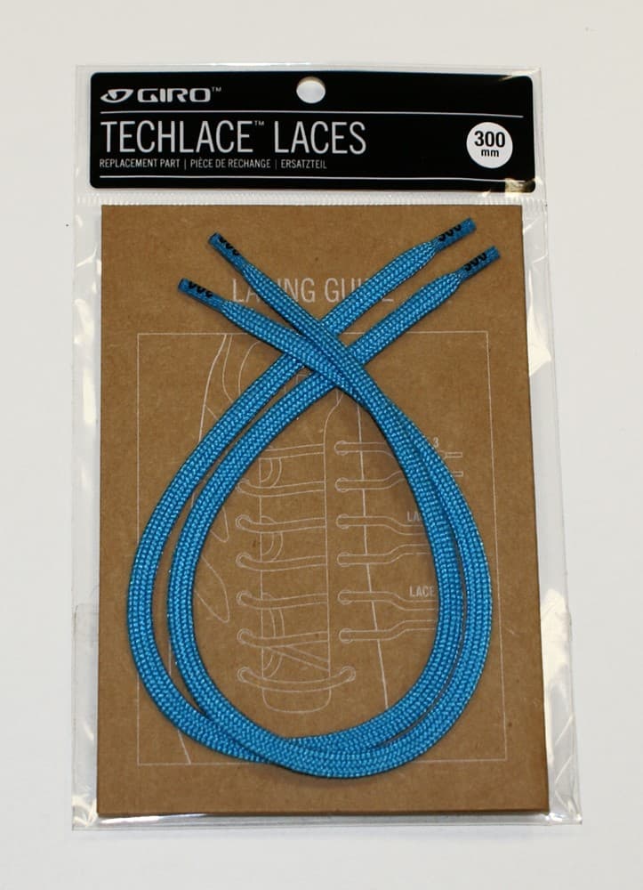GIRO Sznurówki TECHLACE LACES niebieski (225mm)