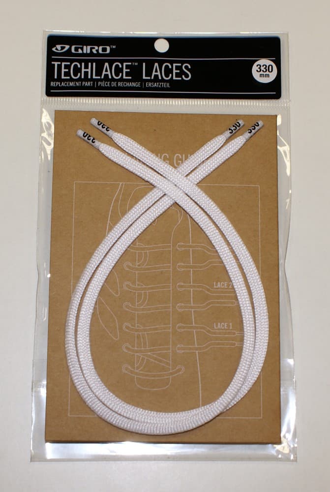 GIRO Sznurówki TECHLACE LACES biały (215mm)