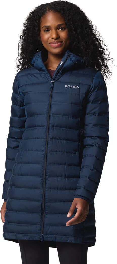 COLUMBIA kurtka puchowa damska długa Lake 22 II granatowy (S)