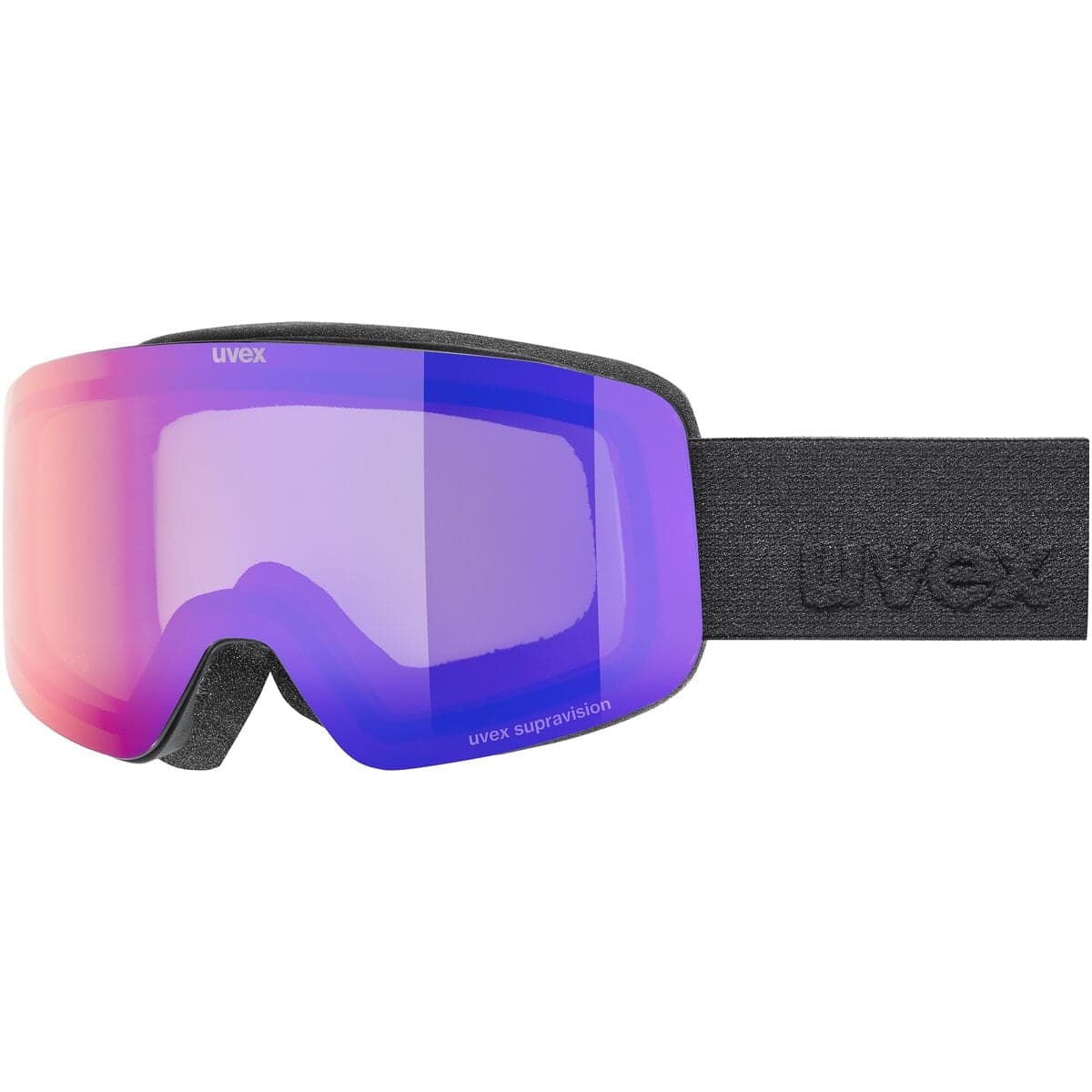 Gogle narciarskie UVEX Pwdr FM czarno-fioletowe (one size)